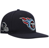 PRO STANDARD PRO STANDARD NAVY TENNESSEE TITANS LOGO II SNAPBACK HAT