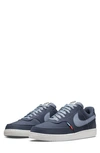 Nike Men's Court Vision Low Next Nature Casual Sneakers From Finish Line In Thunder Blue,summit White,barely Volt,ashen Slate
