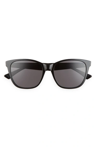 Bottega Veneta New Classic 55mm Cat Eye Sunglasses In Black