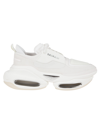 Balmain B-bold Low-top Trainers In Neoprene And Suede In Fa Blanc