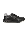 Valentino Garavani One Stud Sneaker In Nappa Leather In A Nero Pastel Grey Nero Bianco