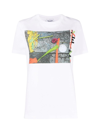 Kenzo T-shirt Seasonal Graphic Loose Blanc In B Blanc