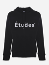 ETUDES STUDIO ORGANIC COTTON SWEATSHIRT WITH CONTRASTING LOGO PRINT