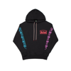 Aries Logo-print Drawstring Hoodie In Black