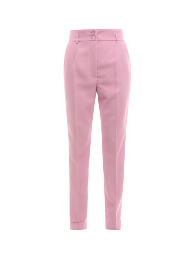 Dolce & Gabbana Trouser With Side Stitching - Atterley In Purple