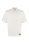 Heron Preston Ctnmb Organic Cotton Jersey Over T-shirt In Ivory