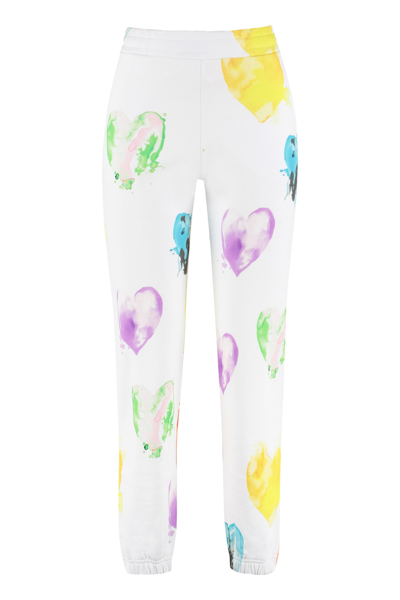 Msgm Cotton Track-pants In White