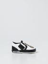 Moschino Baby Leather Shoes With Teddy In Multicolor