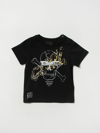 GIVENCHY COTTON T-SHIRT WITH SKULL PRINT,C89604002