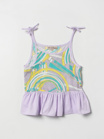 Emilio Pucci Top  Kids Color Lilac