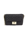 KARL LAGERFELD WOMEN'S MINI AGYNESS QUILTED LEATHER CROSSBODY BAG