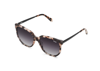 Quay Coffee Run 54mm Gradient Cat Eye Sunglasses In Black,brown Orange