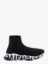 Balenciaga Speed Graffiti In Black