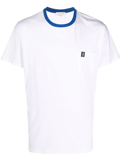 Mackintosh Logo-print T-shirt In White