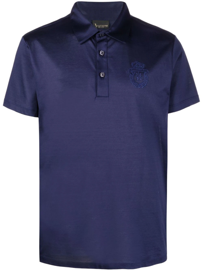 Billionaire Short-sleeved Polo Shirt In Blau