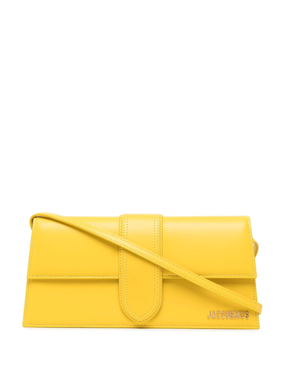 Jacquemus Le Bambino Long Shoulder Bag In Yellow & Orange