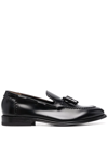 HENDERSON BARACCO GRAINED LEATHER LOAFERS