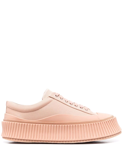 Jil Sander Chunky-sole Low-top Sneakers In Pink