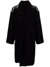 PHILIPP PLEIN BEADED EAGLE BATH ROBE