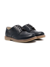 Gallucci Lace-up Leather Shoes In Blue