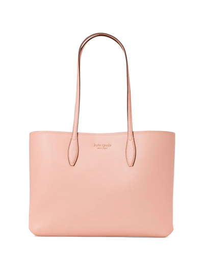 Kate Spade Large All Day Leather Tote In Coral Gable