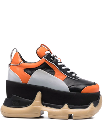 Swear Air Revive Nitro Platform Sneakers In Orange