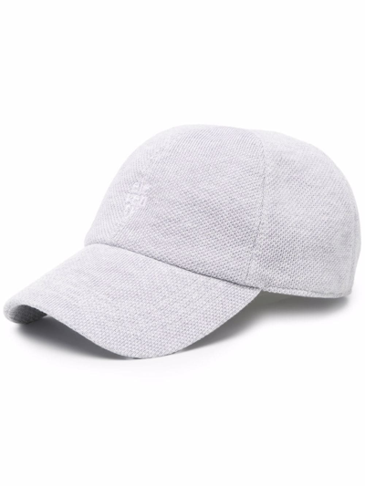 Eleventy Logo刺绣棒球帽 In Grey