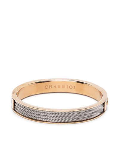 Charriol Forever Rope-detail Bangle In Gold