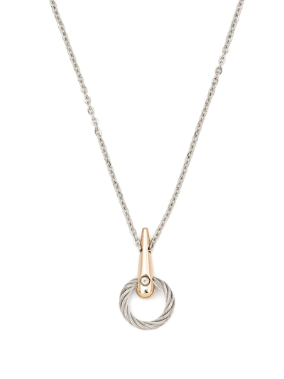 Charriol Infinity Zen Necklace In Silver