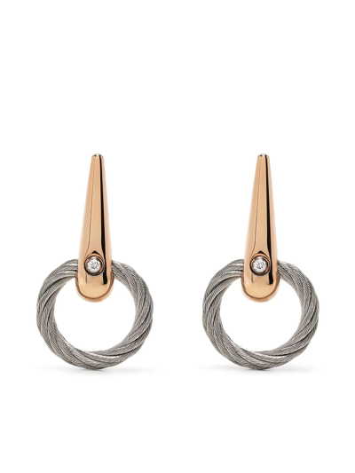 Charriol Infinity Zen Earrings In Silver