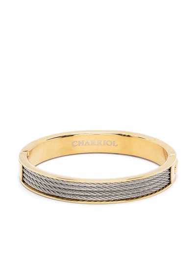 Charriol Forever Cable Bangle In Gold