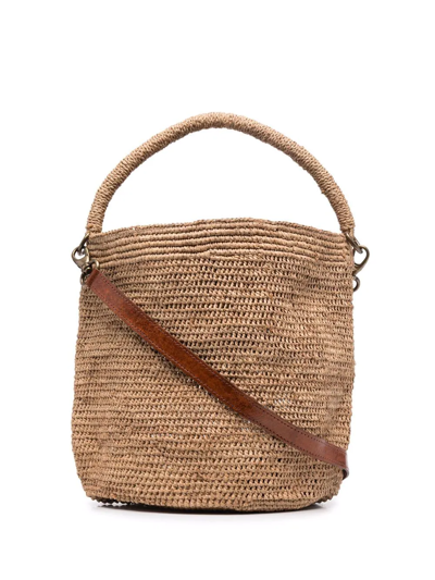 Ibeliv Siny Woven Tote In Beige