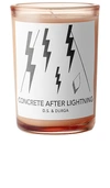 D.s. & Durga Concrete After Lightning Scented Candle In N,a