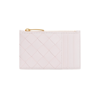 Bottega Veneta Intrecciato Napa Zip Card Case In Nude &amp; Neutrals