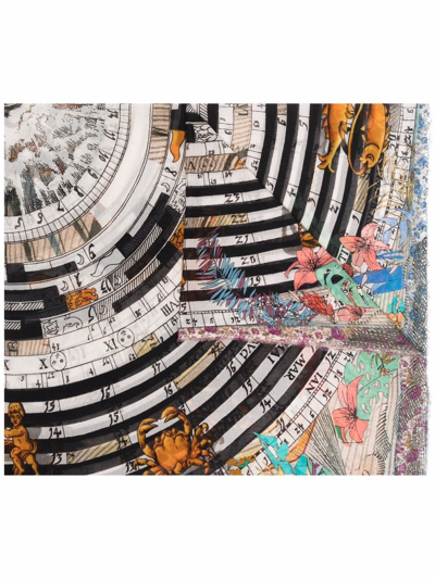 Faliero Sarti Wind Cotton Stole In Multicolor