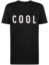 Dsquared2 Black Slogan-print Short-sleeve T-shirt In Black