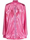 Khrisjoy Casual Jacket In Rose-pink Polyester In Pink