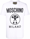 Moschino Logo-print Short-sleeved T-shirt In White