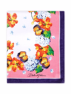 DOLCE & GABBANA ORTENSIA PRINT BEACH TOWEL