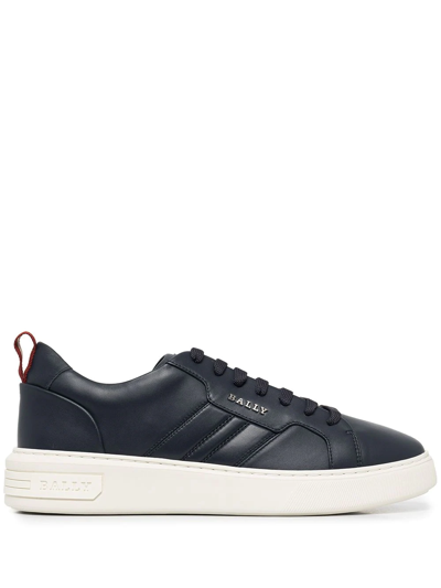 BALLY LEATHER LOW-TOP SNEAKERS