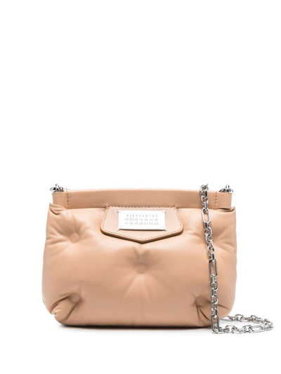 Maison Margiela Mini Glam Slam Red Carpet Crossbody Bag In Neutrals
