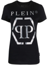 PHILIPP PLEIN LOGO-PRINT COTTON T-SHIRT