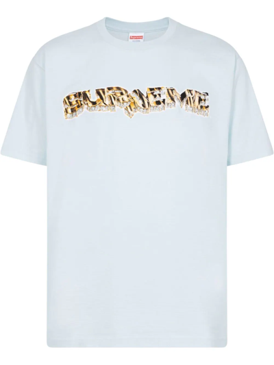 Supreme Diamond Short-sleeve T-shirt In Blue