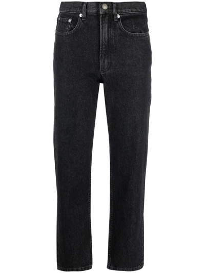 APC MID-RISE STRAIGHT-LEG DENIM JEANS