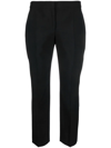 ALEXANDER MCQUEEN LOW-RISE CROPPED TROUSERS