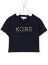 MICHAEL KORS COTTON STUDDED-LOGO T-SHIRT