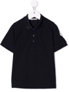 MONCLER LOGO-PATCH COTTON POLO SHIRT