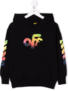 OFF-WHITE LOGO印花棉连帽衫