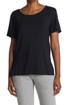 French Connection Modal T-shirt In Anthracite Black