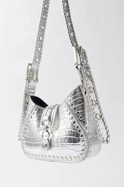 Urban Outfitters Devon Shoulder Bag In Silver